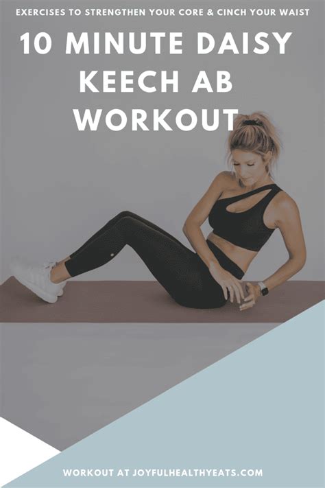 daisy keech hourglass workout|I Tried the Daisy Keech Ab Workout and Toned My。